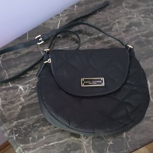 Marc Jacobs Black Quilted Crossbody Bag